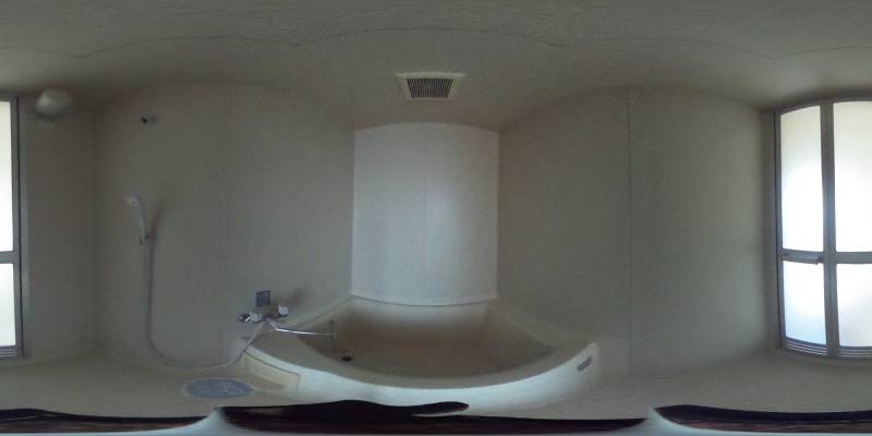 パノラマ画像バスルーム