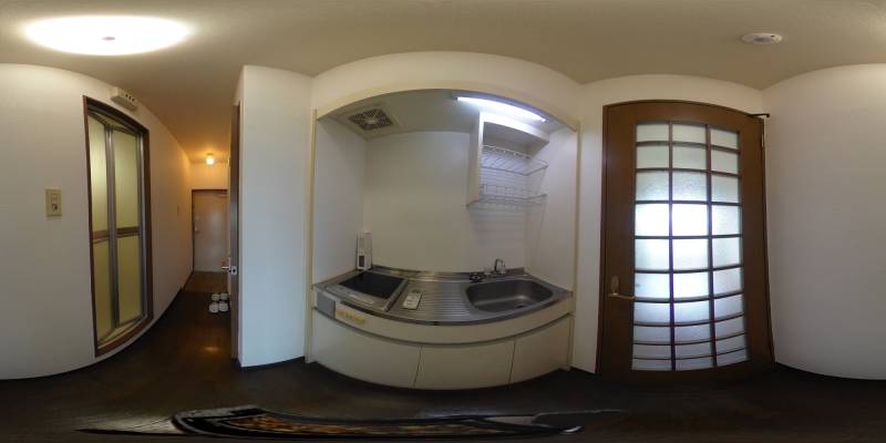 パノラマ画像キッチン