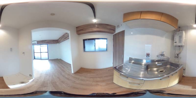 パノラマ画像キッチン