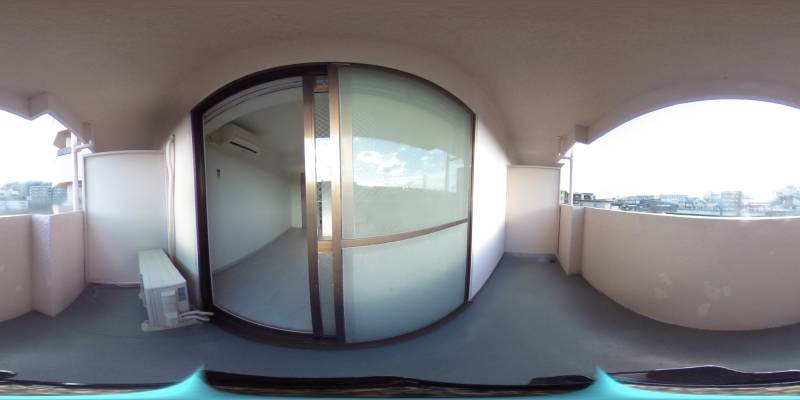 パノラマ画像バルコニー