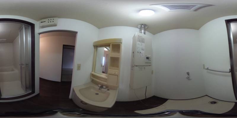 パノラマ画像洗面所