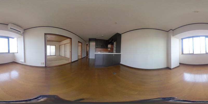 パノラマ画像リビング