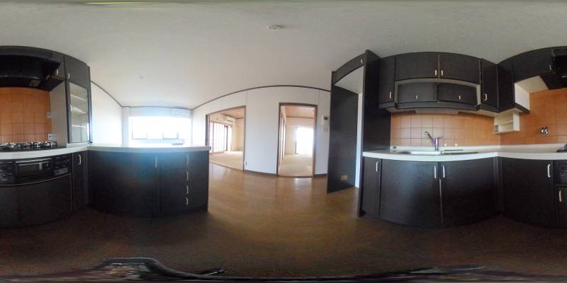 パノラマ画像キッチン