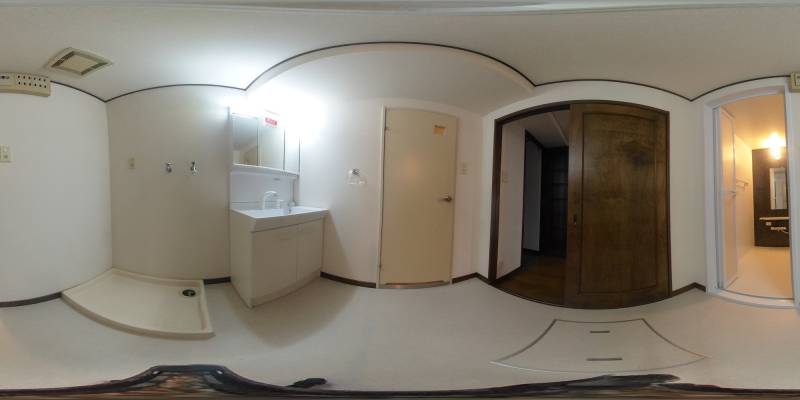 パノラマ画像洗面所