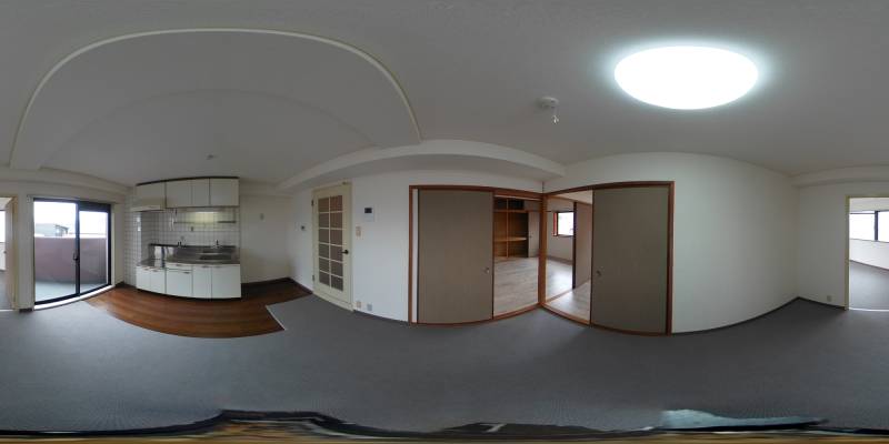 パノラマ画像リビング