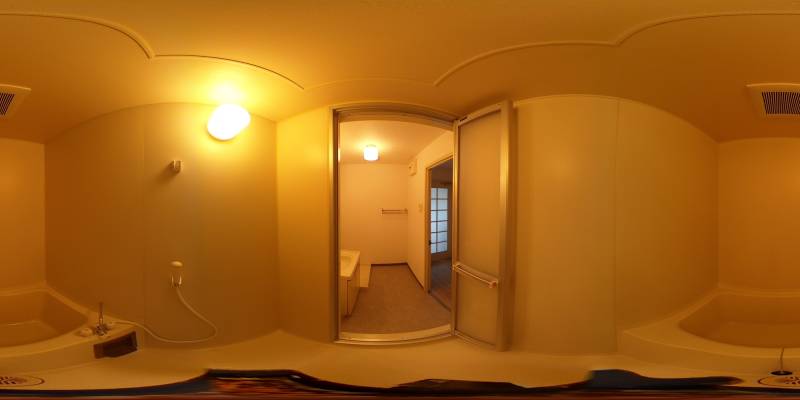 パノラマ画像バスルーム