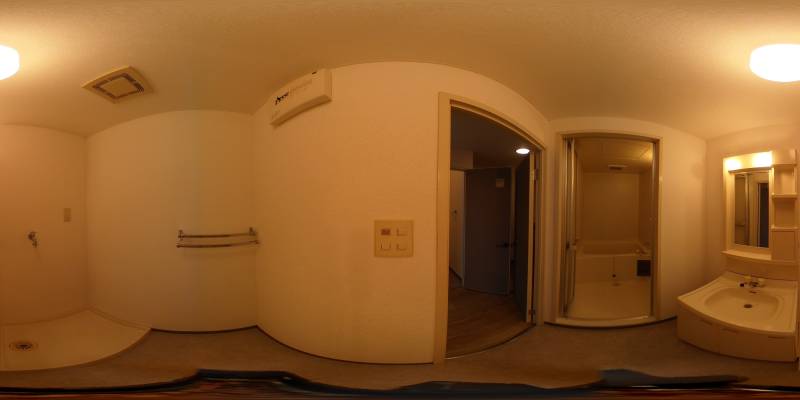 パノラマ画像洗面所