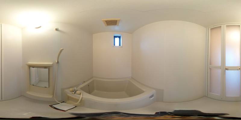 パノラマ画像バスルーム