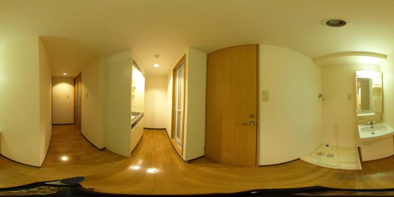 パノラマ画像洗面所