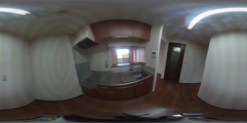 パノラマ画像キッチン