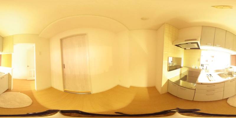 パノラマ画像キッチン