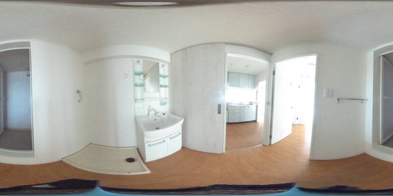 パノラマ画像洗面所