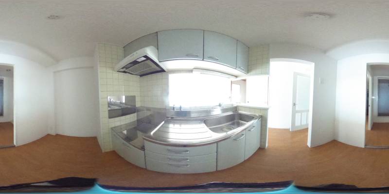 パノラマ画像キッチン