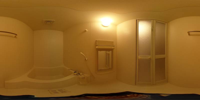 パノラマ画像バスルーム