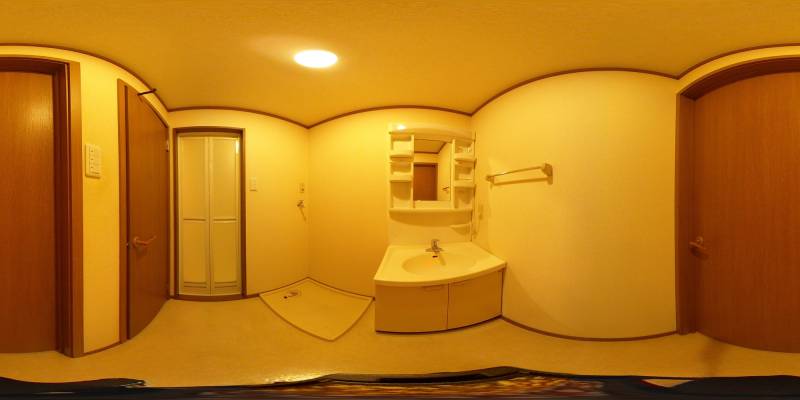 パノラマ画像洗面所