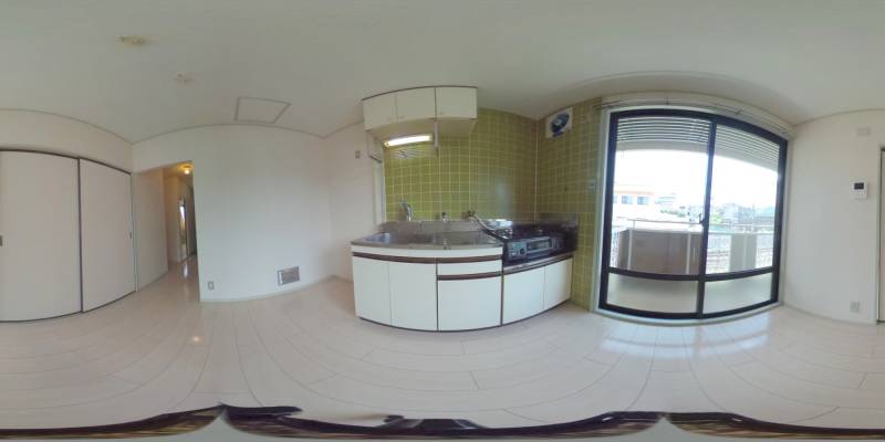 パノラマ画像キッチン