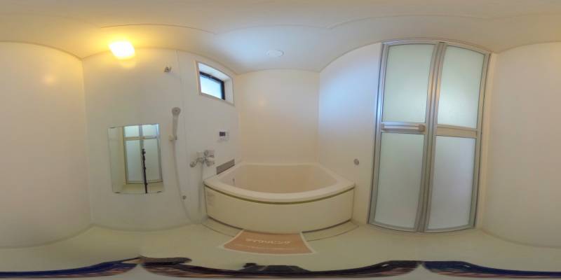 パノラマ画像バスルーム