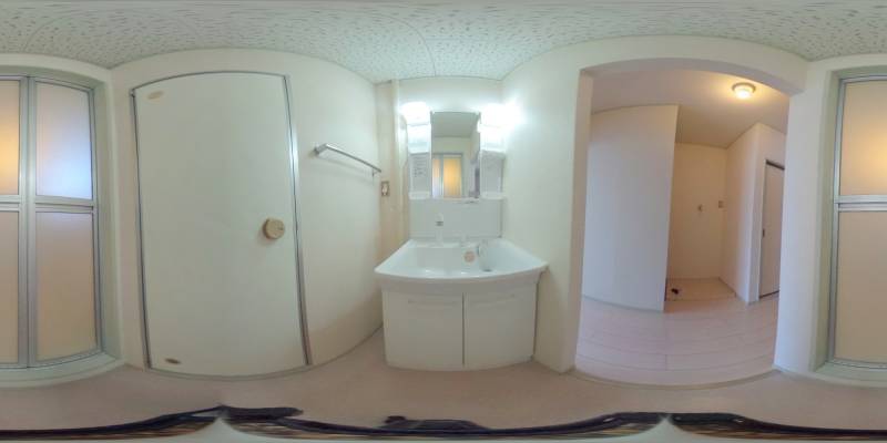 パノラマ画像洗面所