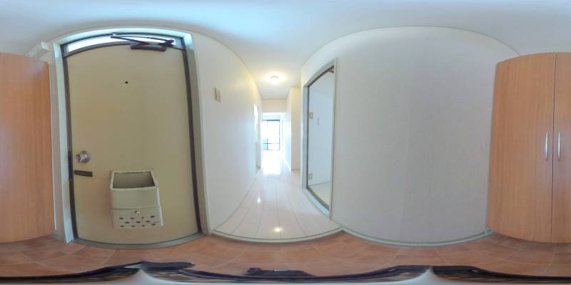 パノラマ画像玄関