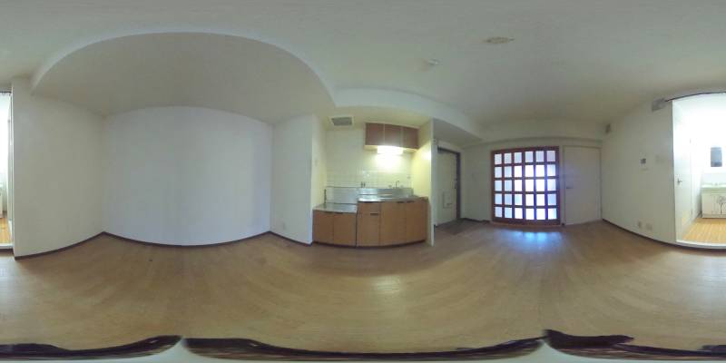 パノラマ画像キッチン