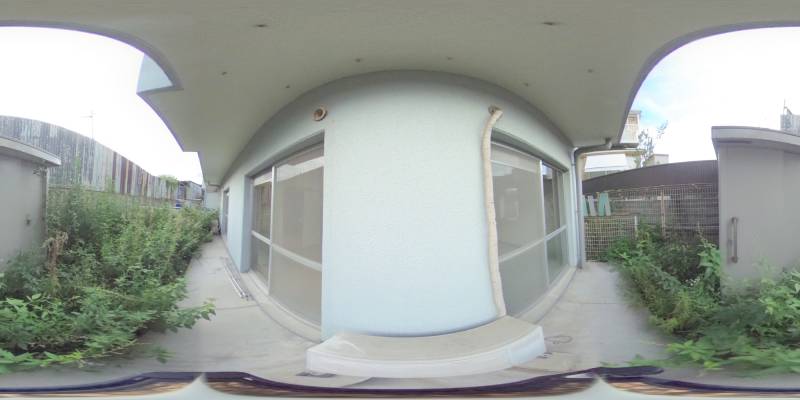 パノラマ画像バルコニー