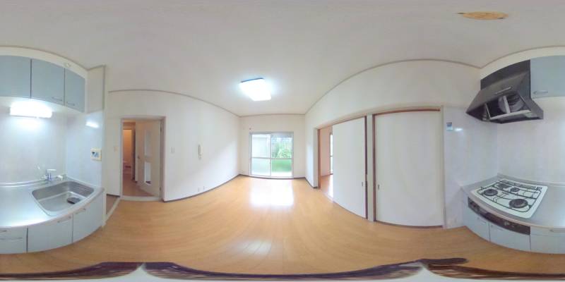 パノラマ画像キッチン