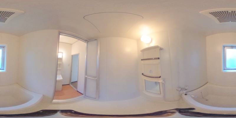 パノラマ画像バスルーム