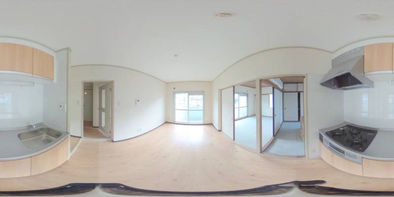 パノラマ画像キッチン