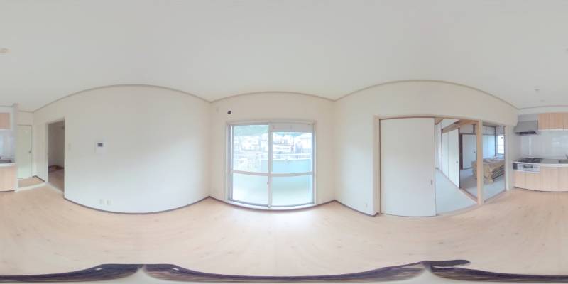 パノラマ画像洋室