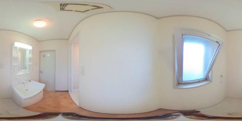 パノラマ画像洗面所