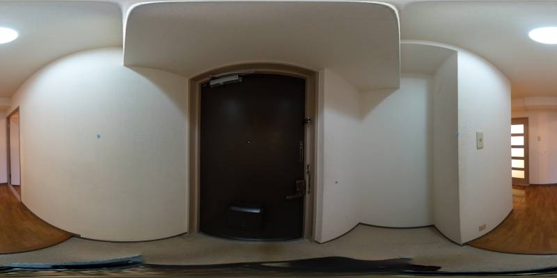 パノラマ画像玄関