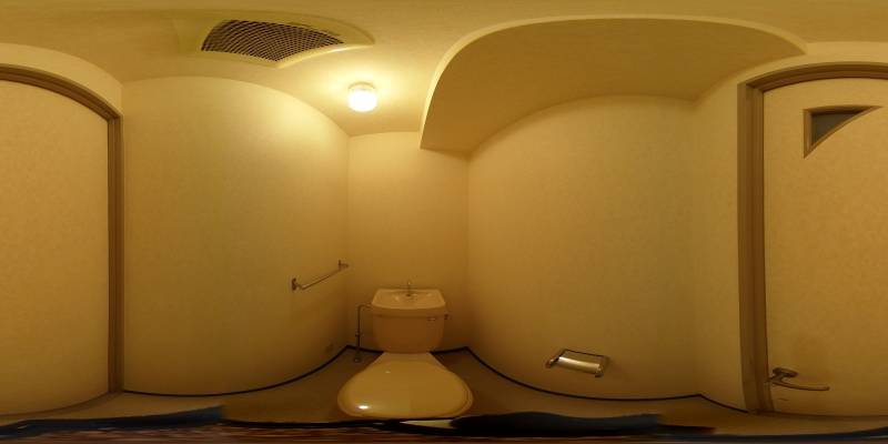 パノラマ画像トイレ