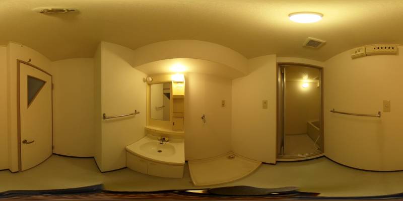 パノラマ画像洗面所