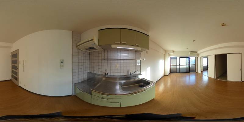 パノラマ画像キッチン
