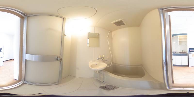 パノラマ画像バスルーム