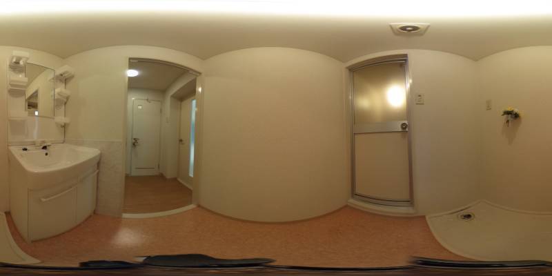 パノラマ画像洗面所