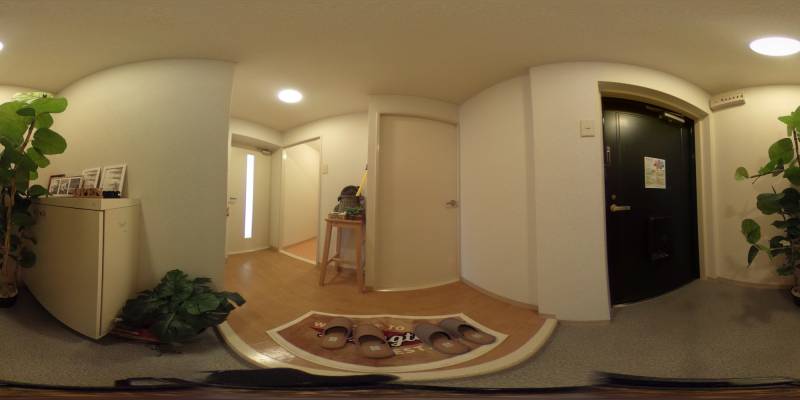 パノラマ画像玄関