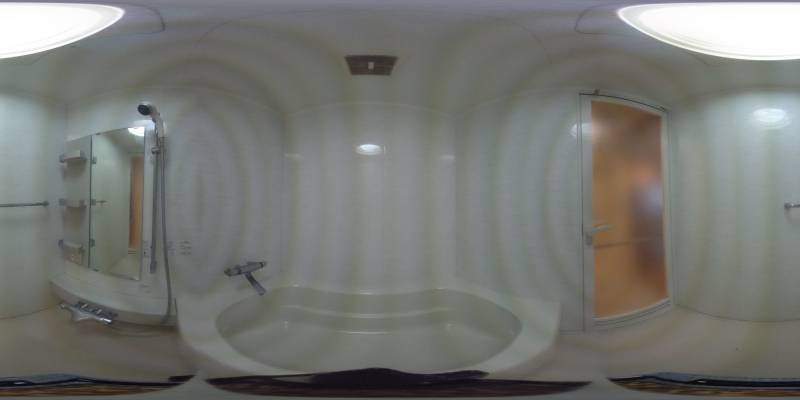 パノラマ画像バスルーム