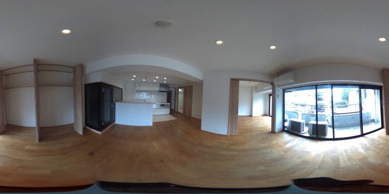 パノラマ画像リビング