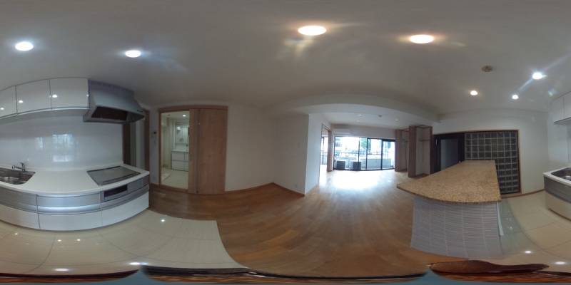 パノラマ画像キッチン