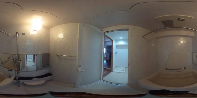 パノラマ画像バスルーム