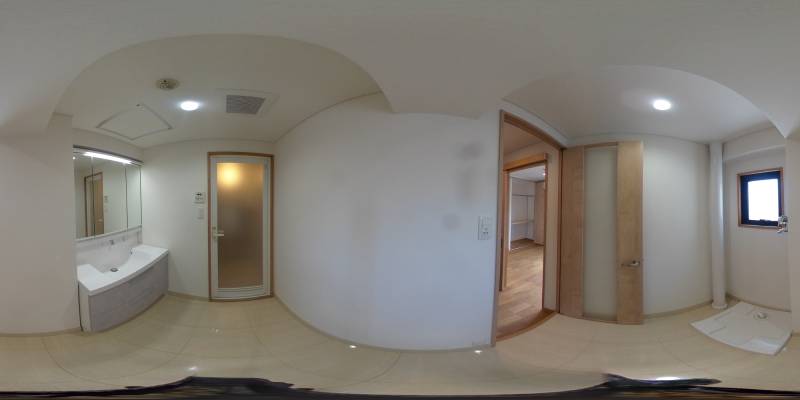 パノラマ画像洗面所