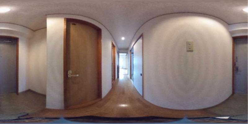 パノラマ画像玄関