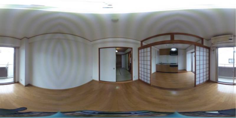 パノラマ画像洋室