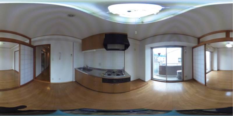 パノラマ画像洋室