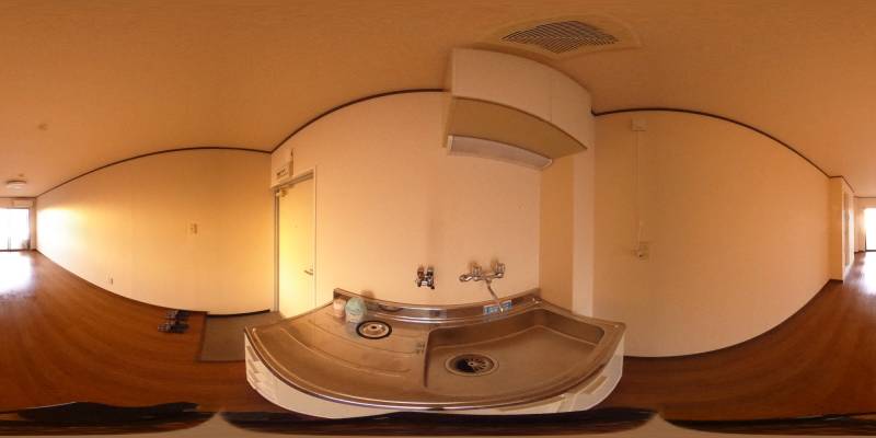 パノラマ画像キッチン