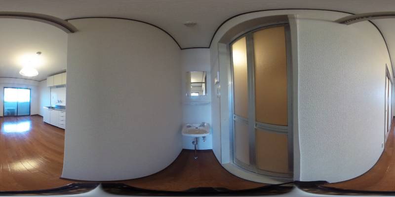 パノラマ画像バスルーム