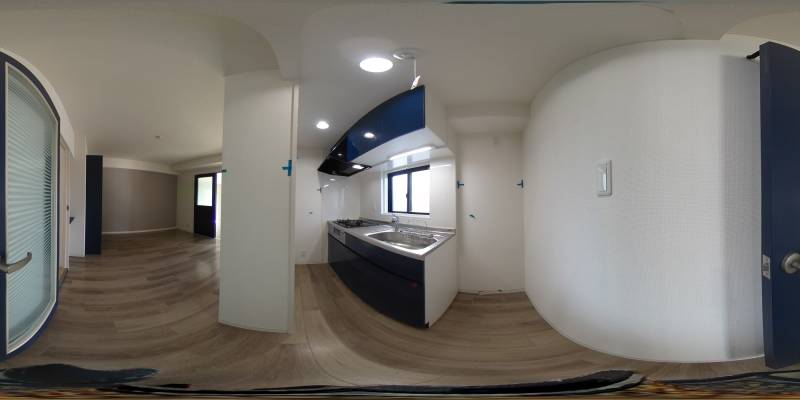 パノラマ画像キッチン