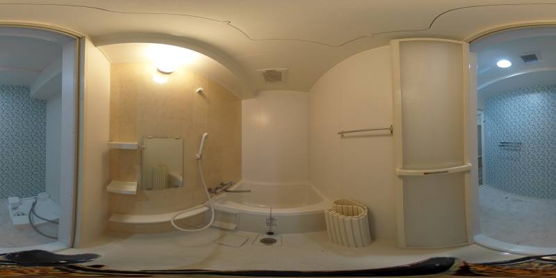 パノラマ画像バスルーム