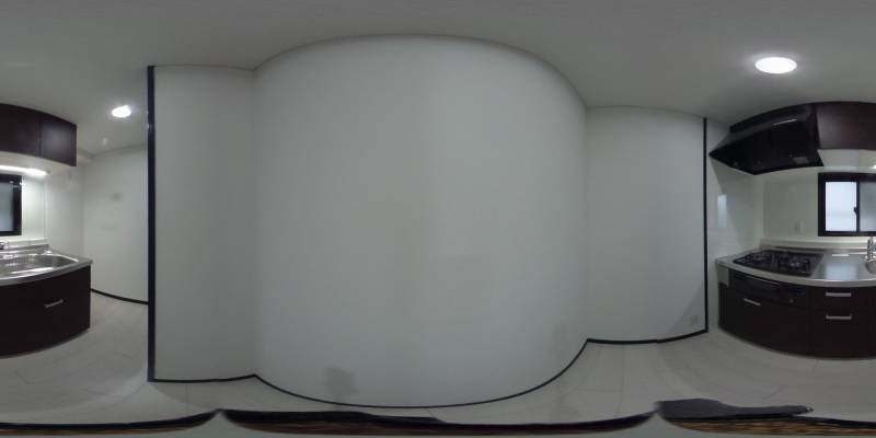 パノラマ画像キッチン